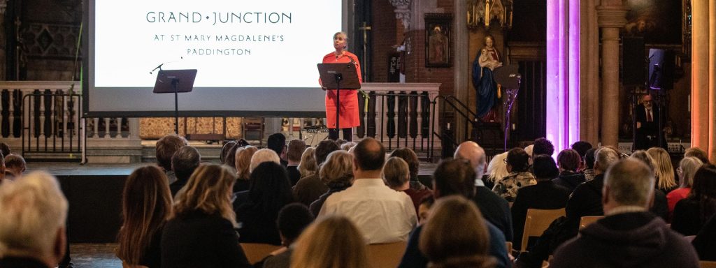 Blondel Cluff CBE launches Grand Junction at St Mary Magdalene's