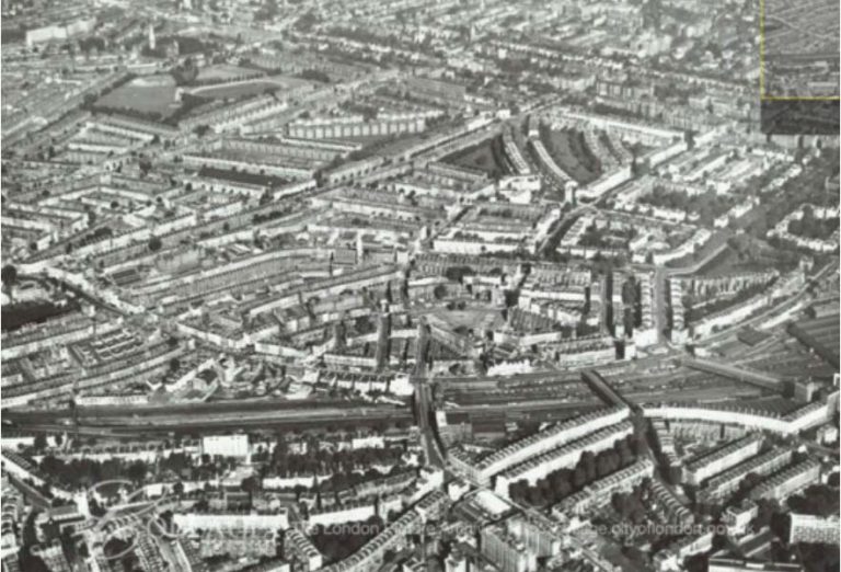 Aerial view of Paddington