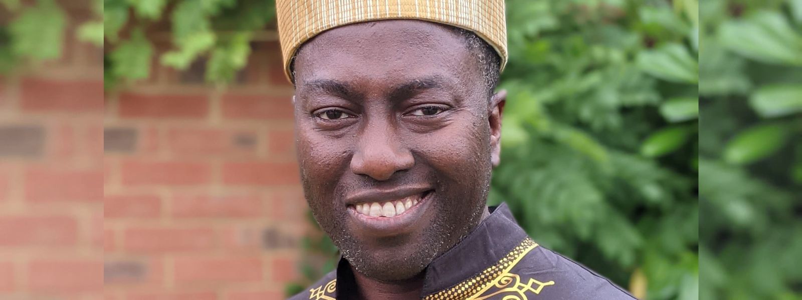 a man smiling for the camera