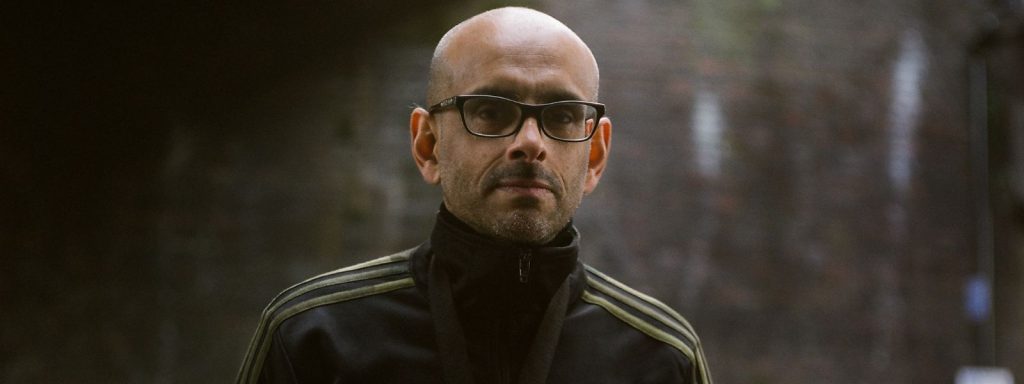 A man wearing glasses